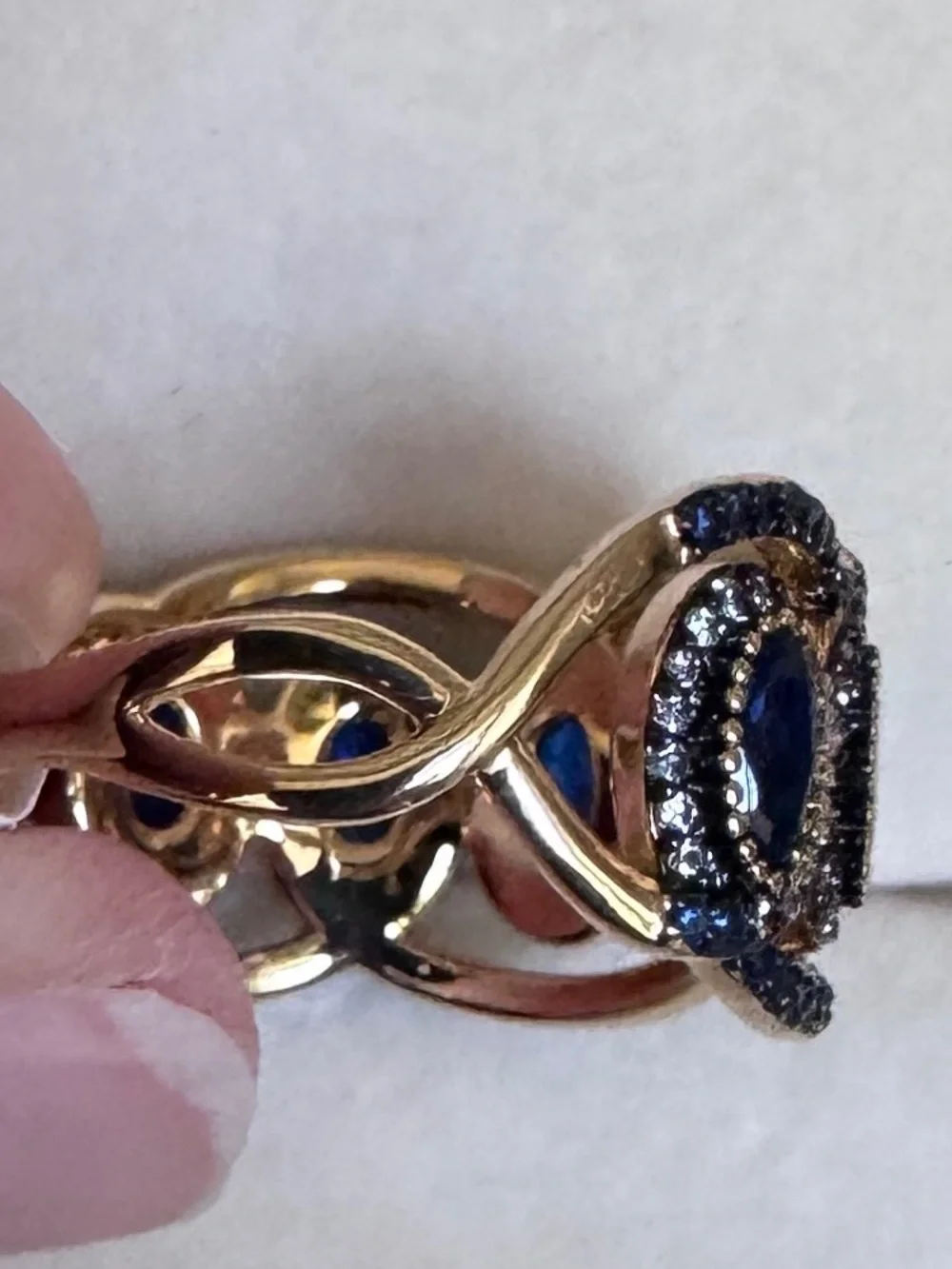 Gorgeous Bomb Party September 2026 Gold Plating Sapphire Size 7